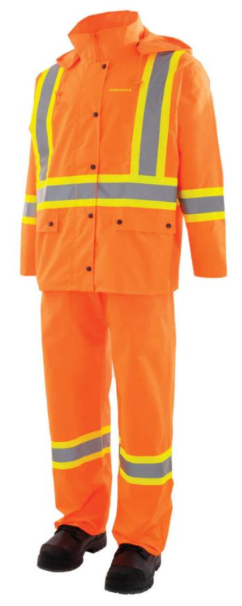 Forcefield Hi Vis 3 Piece Rain Suit 023-HVRSS