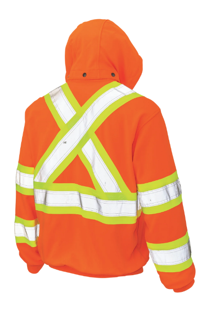 TOUGH DUCK FLEECE UNLINED SAFETY HOODIE - S494