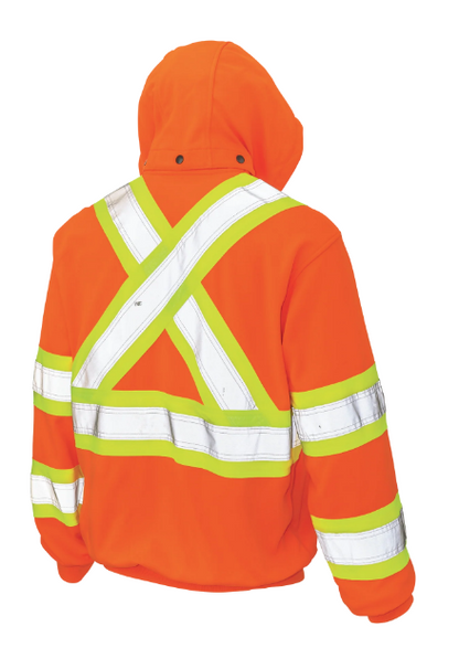 TOUGH DUCK FLEECE UNLINED SAFETY HOODIE - S494