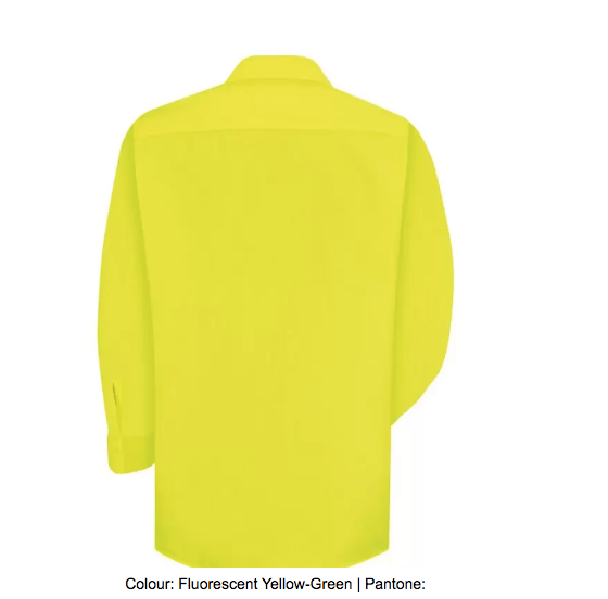 RED KAP® ENHANCED VISIBILITY LONG SLEEVE WORK SHIRT - SS14-EHV