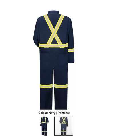 RED KAP® ENHANCED VISIBILITY ZIP-FRONT COVERALL - CT5C