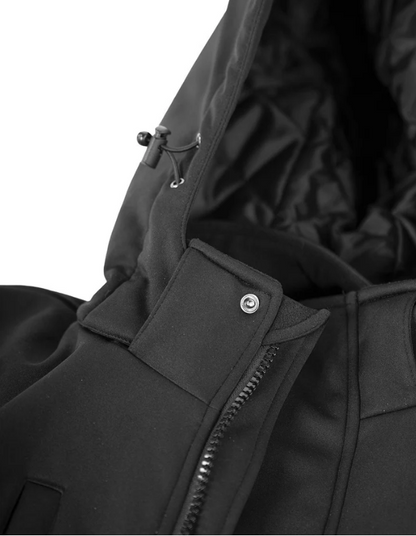 Forcefield Black Softshell Winter Jacket 023-EN158BKNT