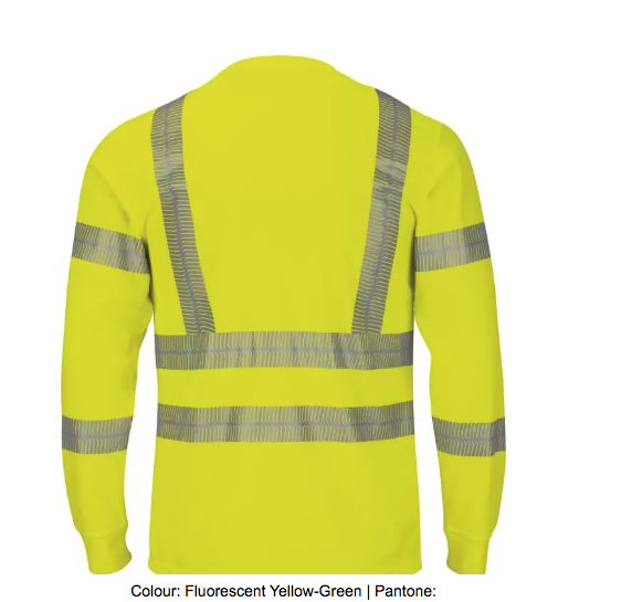 RED KAP® HI-VISIBILITY PERFORMANCE LONG SLEEVE T-SHIRT – TYPE R, CLASS 3 - SVY3