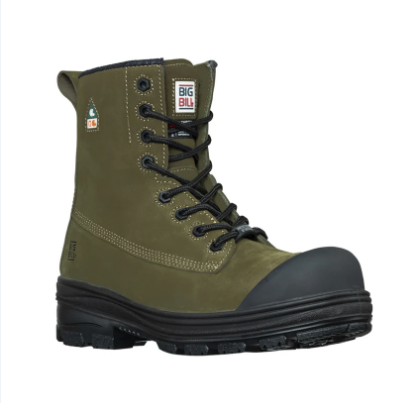 Big Bill® Men’s Original Metal Free Work Boots 8" - Military Olive Green - BB5040