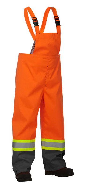 Forcefield Hi Vis Safety Rain Overall 023-HVRBP