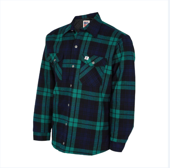 BIG BILL® Quilted Lined Flannel Shirt Jacket - 221Q