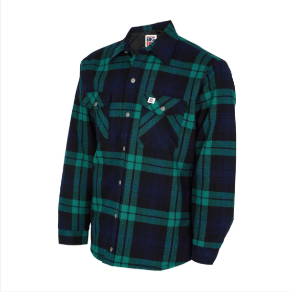 BIG BILL® Quilted Lined Flannel Shirt Jacket - 221Q