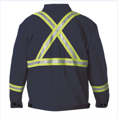 Big Bill® Westex® UltraSoft® Zip-in/Zip-out Flame Resistant Jacket with Reflective Tape - CL345US9