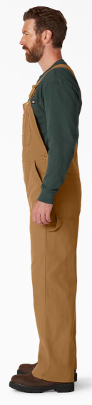Dickies Classic Bib Overalls - Rinsed Brown Duck (RBD)