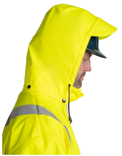 Forcefield Lightweight Fire Resistant (FR) Hi-Vis Safety Rain Jacket 023-81551-DH