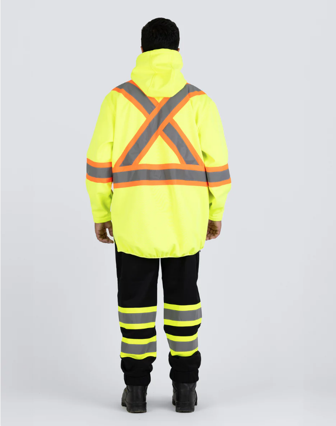 Forcefield Hi Vis Safety Anorak Pullover Softshell 023-EN178