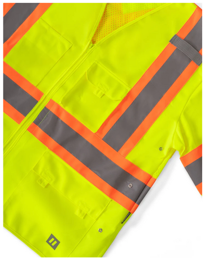Forcefield Hybrid Traffic Vest Safety Shirt 022-TS288LY