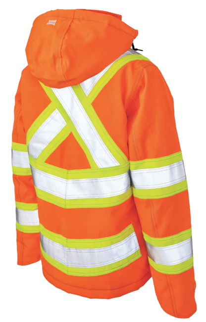 TOUGH DUCK WOMEN’S INSULATED TOUGH FLEX SAFETY JACKET - SJ41