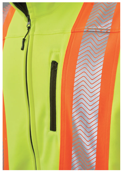 TOUGH DUCK ZIP FRONT FLEECE SAFETY JACKET - SJ49