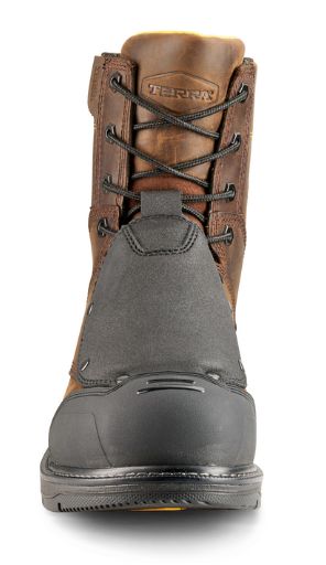 Men's Terra Patton 8" Aluminum Toe Safety Work Boot with External Met Guard - 1314DB
