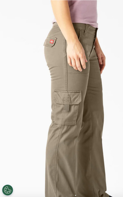 Dickies Women's Relaxed Fit Straight Leg Cargo Pants