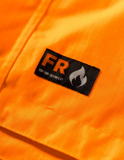 Forcefield Hi-Vis Orange Flame-Resistant (FR) Ripstop Light Weight Jacket 024-FR705-LW
