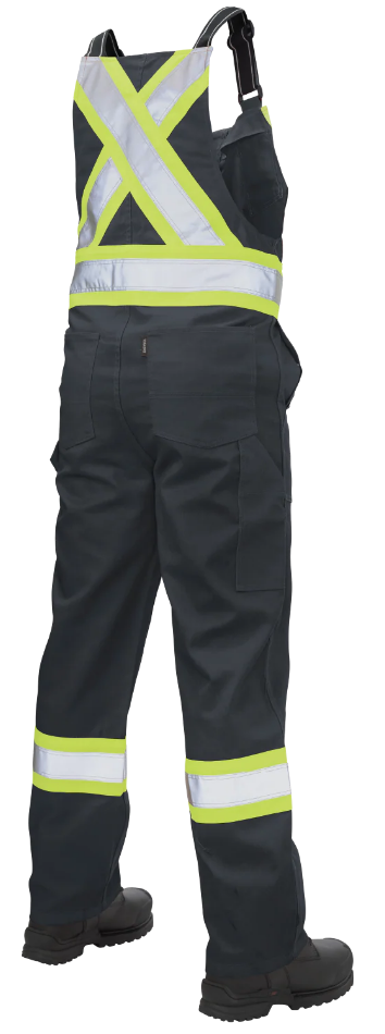 TOUGH DUCK TWILL UNLINED SAFETY BIB OVERALL - S769