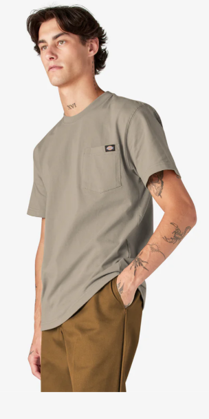 Dickies Heavyweight Short Sleeve Pocket T-Shirt - Desert Sand (DS)) #WS450