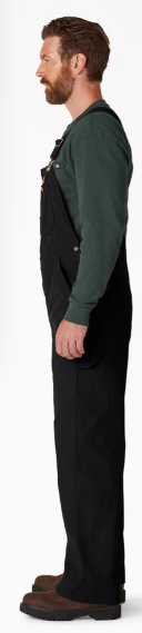 Dickies Classic Bib Overalls - Rinsed Black (RBK)