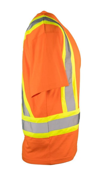 Forcefield Ultracool Poly/Cotton Crew Neck Short Sleeve Safety Tee Shirt with Chest Pocket 022-TCCBE
