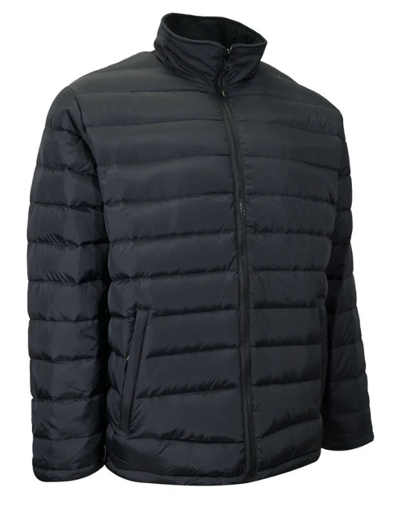 Forcefield Hi Vis Winter Safety Parka with Removable Down Insulated Nylon Puffer Jacket 024-EN705RD