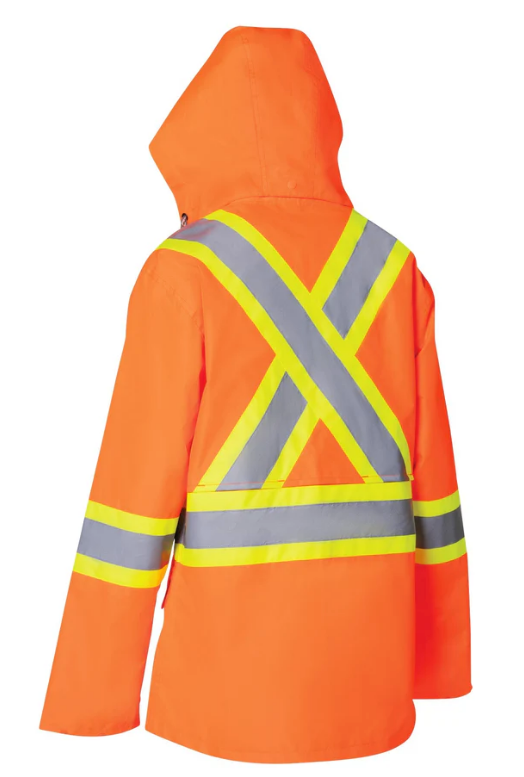 Forcefield Women's Hi-Vis Waterproof Rain Suit 023-WHVRSSOR