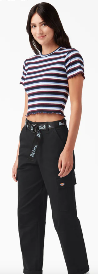 Dickies Women's Relaxed Fit Cropped Cargo Pants