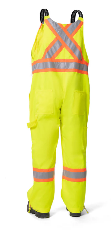 Forcefield Hi Vis Lime Unlined Safety Overall 024-LY141