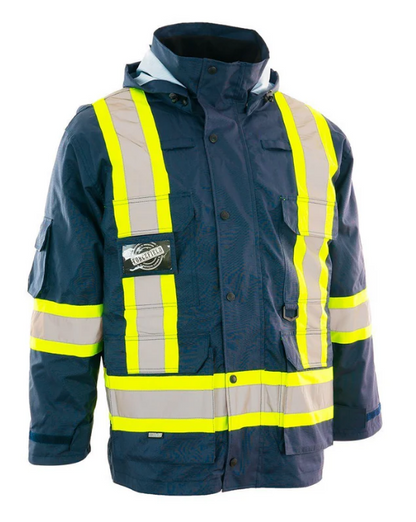 Forcefield 7-in-1 Hi Vis Safety Parka 024-EN705R