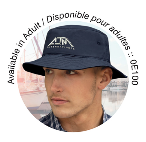 AJM International Polyester Pearl Nylon - UPF50+ Hat - 0E100Y