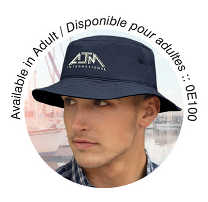 AJM International Polyester Pearl Nylon - UPF50+ Hat - 0E100Y