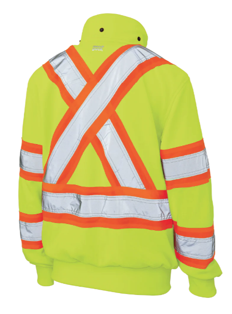 TOUGH DUCK WOMEN’S FLEECE SAFETY HOODIE - SJ42