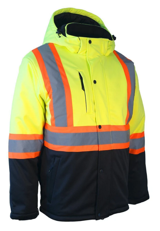 Forcefield Hi Vis Winter Softshell Heated Jacket 023-EN158HJ