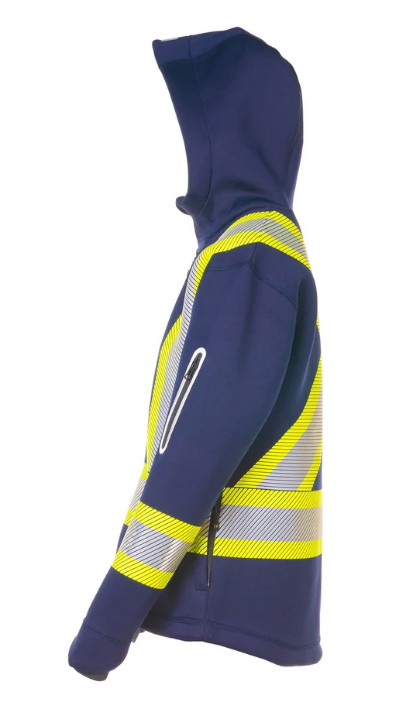 Forcefield Women's Safety Zip-Up Softshell Hoodie 024-WUQ844NV