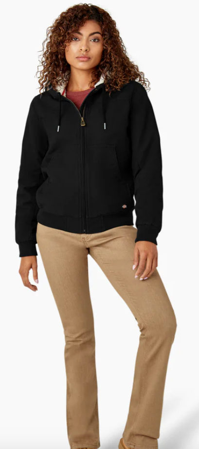 Dickies Women's Fleece Lined Duck Canvas Jacket