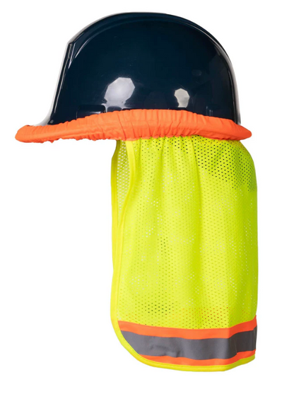 Forcefield Hi-Vis Reflective Mesh Hard Hat Sun Shade Neck Sheild 036-HHNG (Hard hat not included)