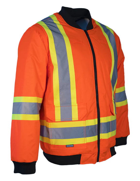 Forcefield 7-in-1 Hi Vis Safety Parka (All Orange) 024-EN705RA