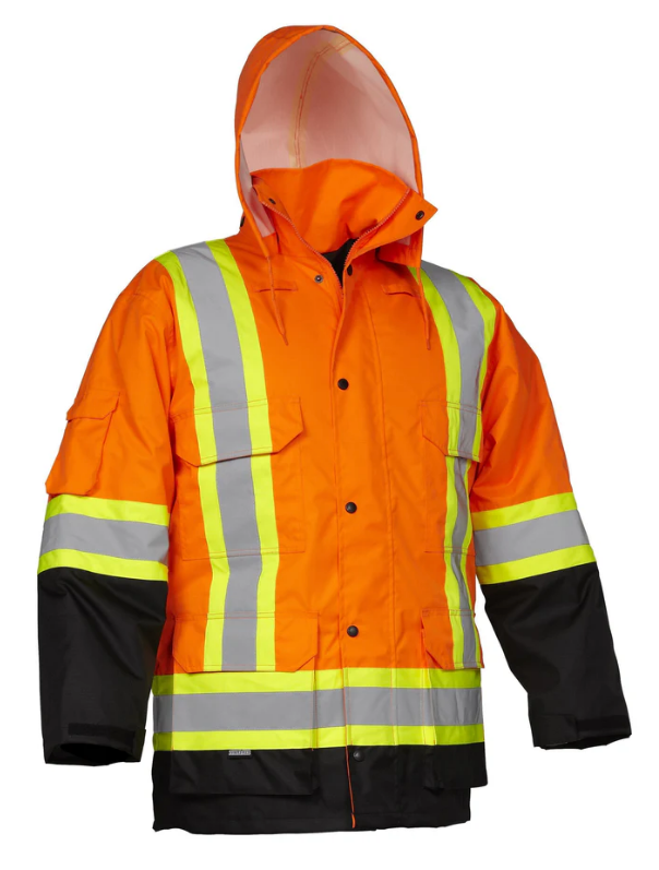 Forcefield Hi Vis Safety Winter Cargo Parka 024-EN640R