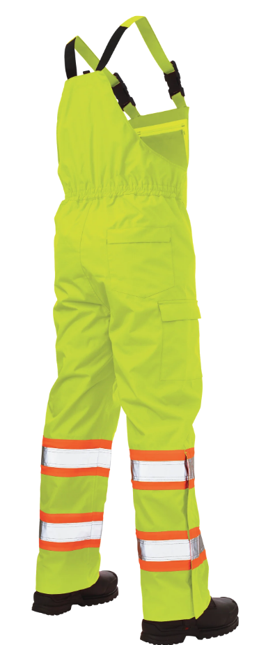 TOUGH DUCK RIPSTOP UNLINED SAFETY RAIN BIB OVERALL - SB04