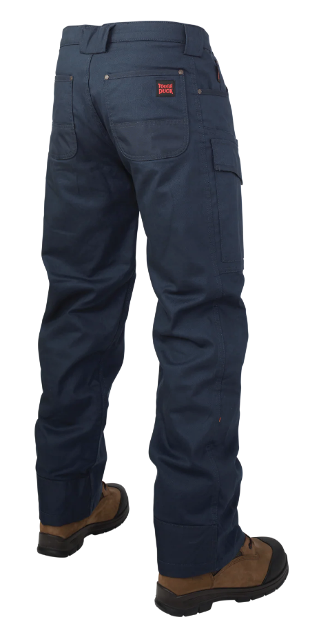TOUGH DUCK RELAXED FIT FLEECE-LINED TOUGH FLEX TWILL CARGO PANT WITH 360° STRETCH WAIST - WP06