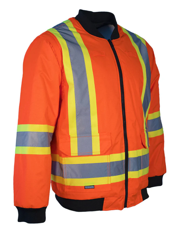 Forcefield All Orange 4-in-1 Hi Vis Safety Parka 024-EN705RAOR