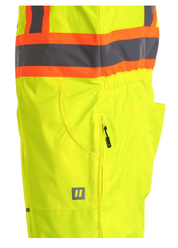 Forcefield Hi Vis Winter Safety Overall (All Lime) 024-EN835RALY
