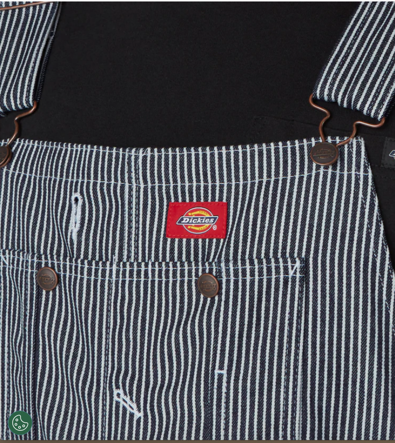 Dickies Hickory Stripe Bib Overalls - 83297