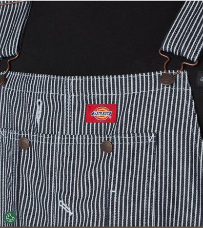 Dickies Hickory Stripe Bib Overalls - 83297