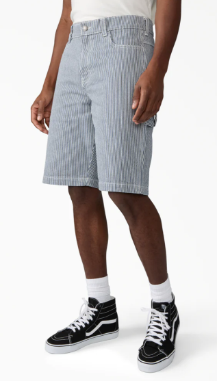 Dickies Hickory Carpenter Shorts, 11"
