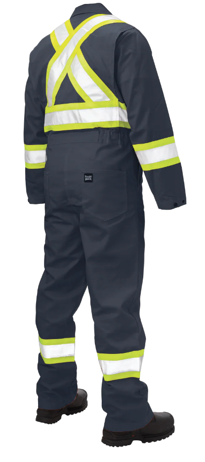 TOUGH DUCK  S792 - TWILL UNLINED SAFETY COVERALL - S792