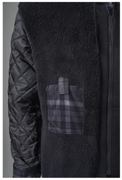 TOUGH DUCK SHERPA-LINED FLEECE JAC-SHIRT - WS16