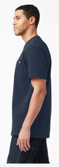 Dickies Heavyweight Short Sleeve Pocket T-Shirt - Dark Navy (DN) #WS450