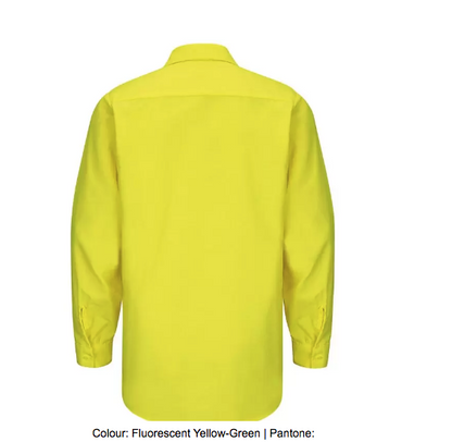 RED KAP® ENHANCED VISIBILITY LONG SLEEVE RIPSTOP WORK SHIRT - SY14-EHV